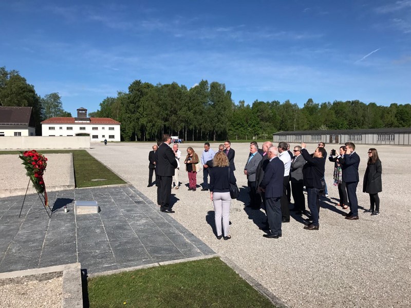 Deutsch-Polnischer Ausschuss des RGRE besucht Gedenkstätte