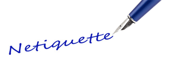 Überschrift Netiquette