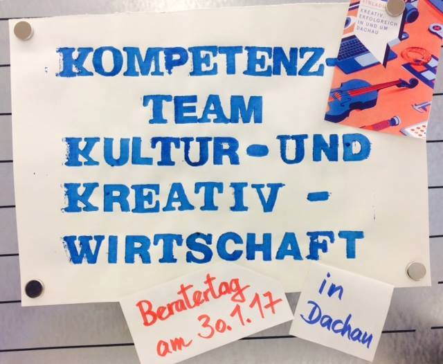 „Beratungstag für Kulturschaffende und Kreativunternehmen aus dem Landkreis Dachau“