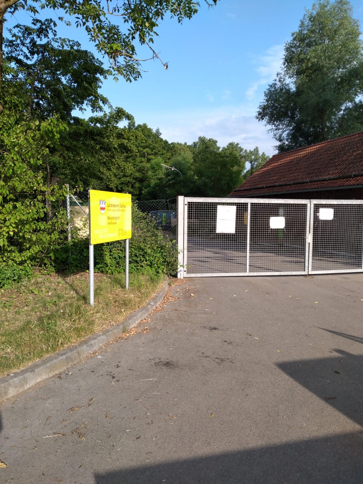 Auflösung Recyclinghof Odelzhausen 