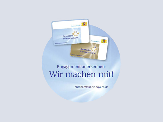Akzeptanzstellen: Vergünstigungen für Inhaber der Bayerischen Ehrenamt