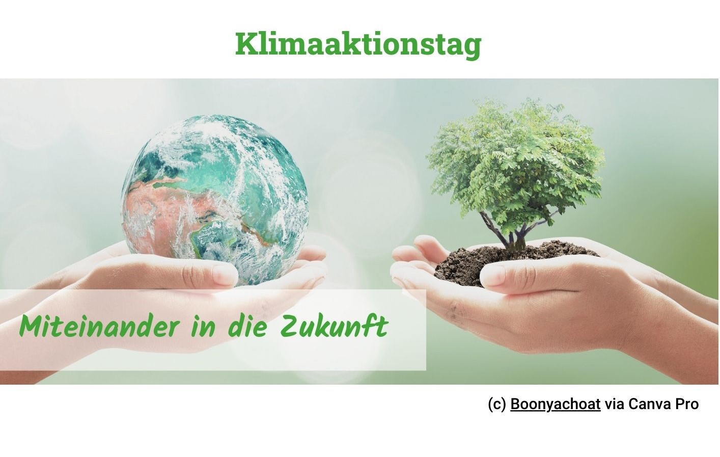 „Grün und Glücklich“ und Gebäudeenergiegesetz: Vielfältiges Programm am Klimaaktionstag 