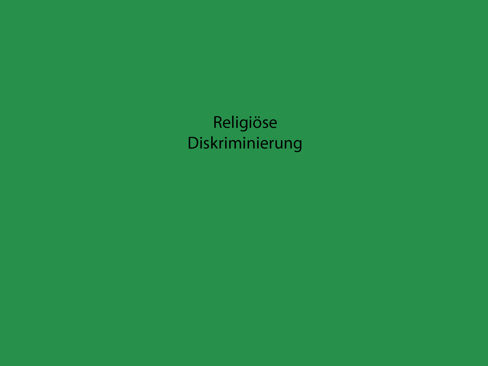 Religiöse Diskriminierung