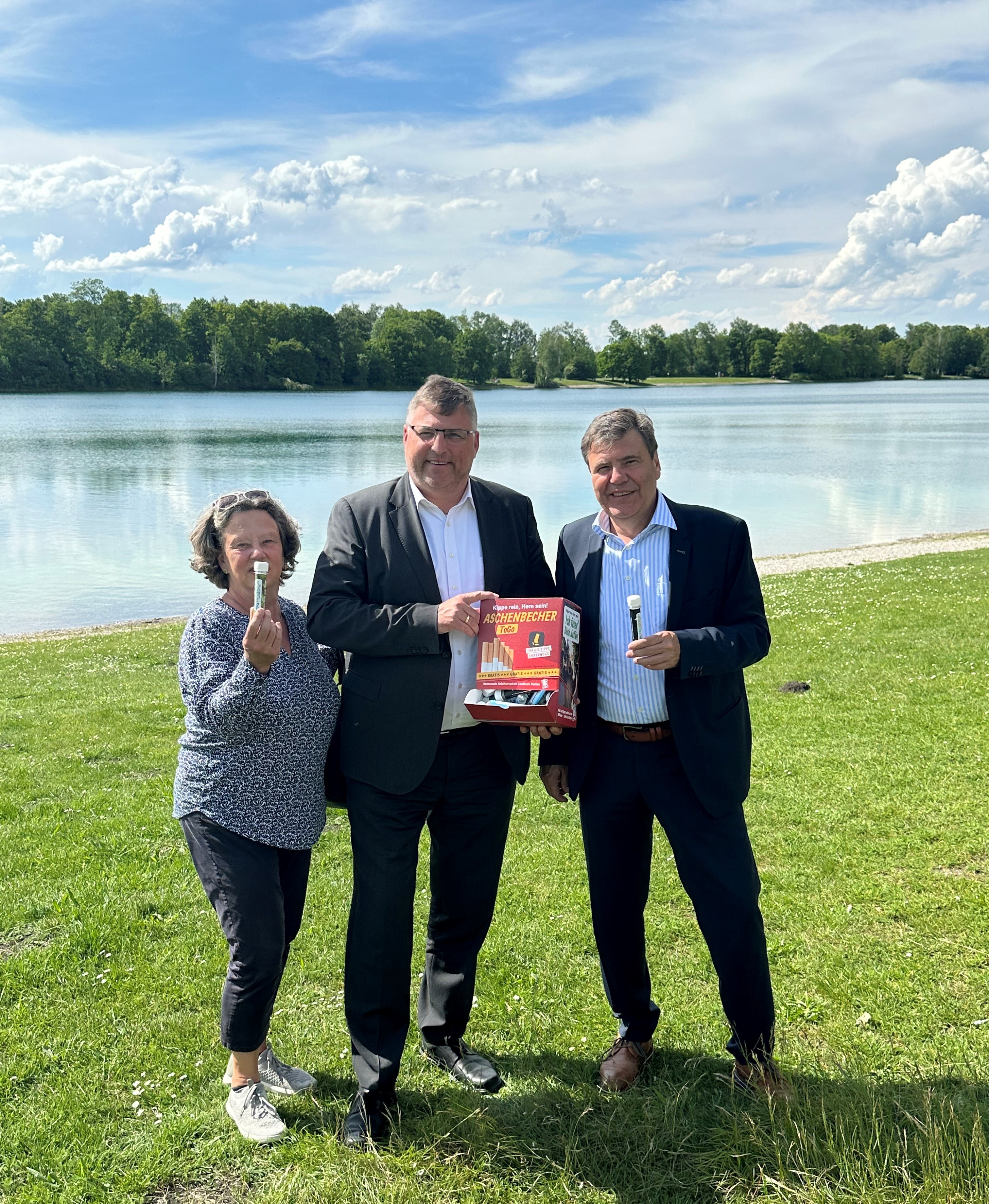 Anti-Littering Kampagne der Kommunalen Abfallwirtschaft Aschenbecher To-Go ab heute erhältlich