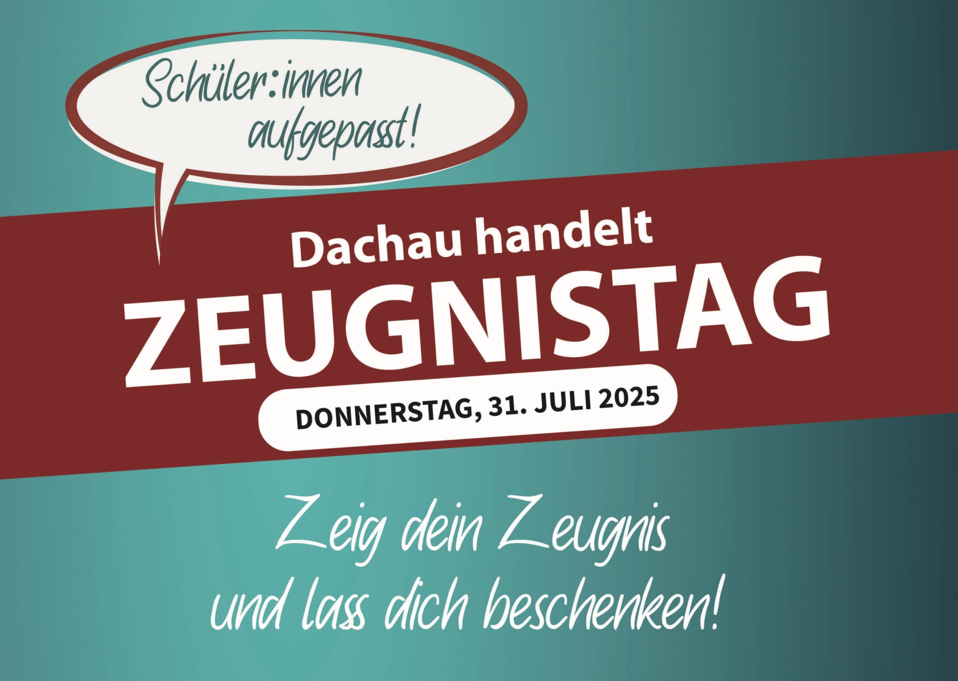 Dachau handelt Zeugnistag 2025 – Seien Sie dabei!