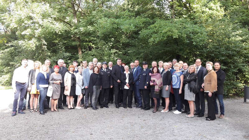 Delegation aus Oswiecimski zu Besuch in Dachau