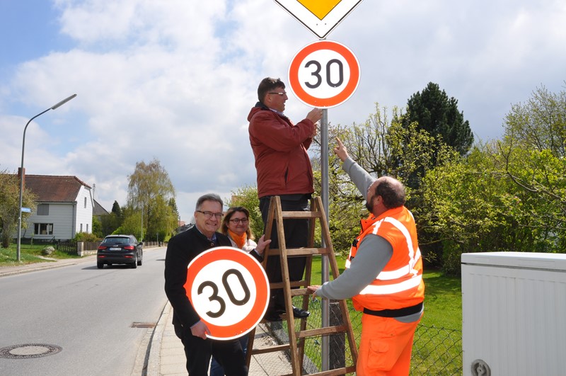 Geschwindigkeitsbeschränkungen auf Kreisstraßen