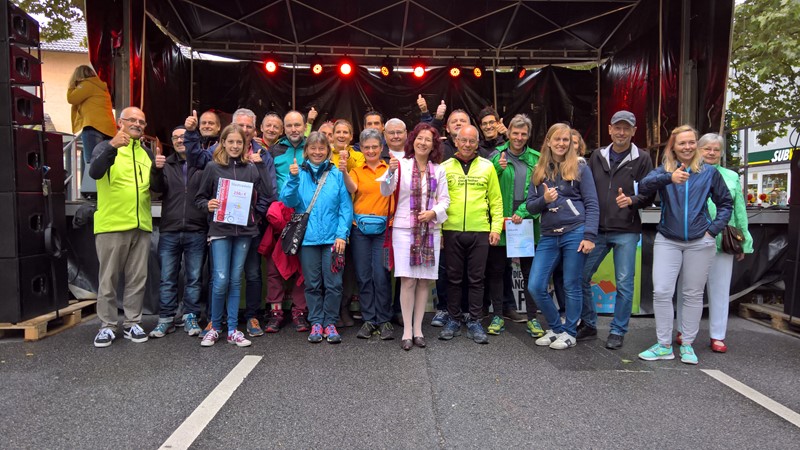 STADTRADELN 2017 – Preisübergabe bei der Langen Tafel am 09. September