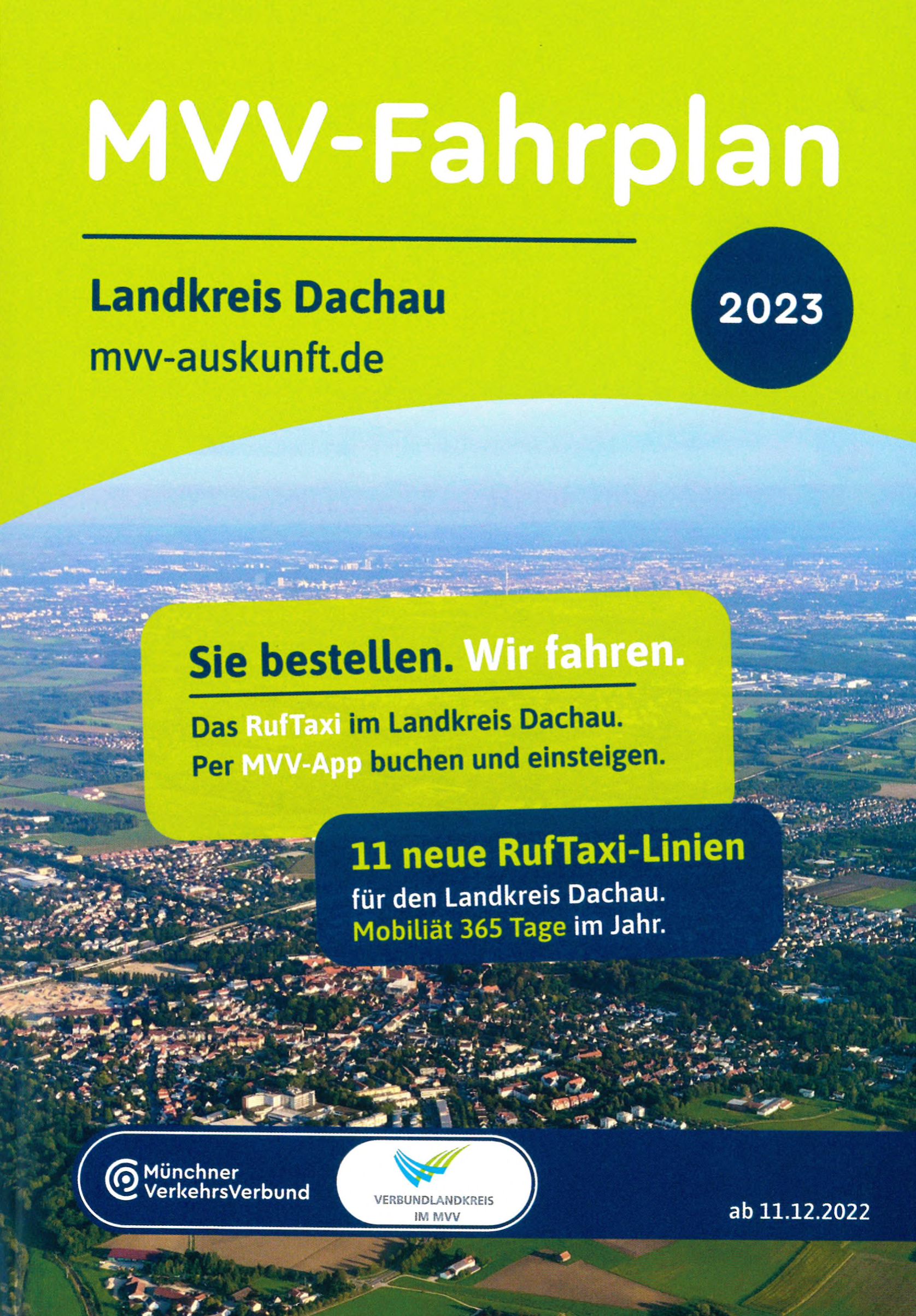 MVV Fahrplanheft Leider haben wir keinen Alternativtext zu diesem Bild, aber wir arbeiten daran.