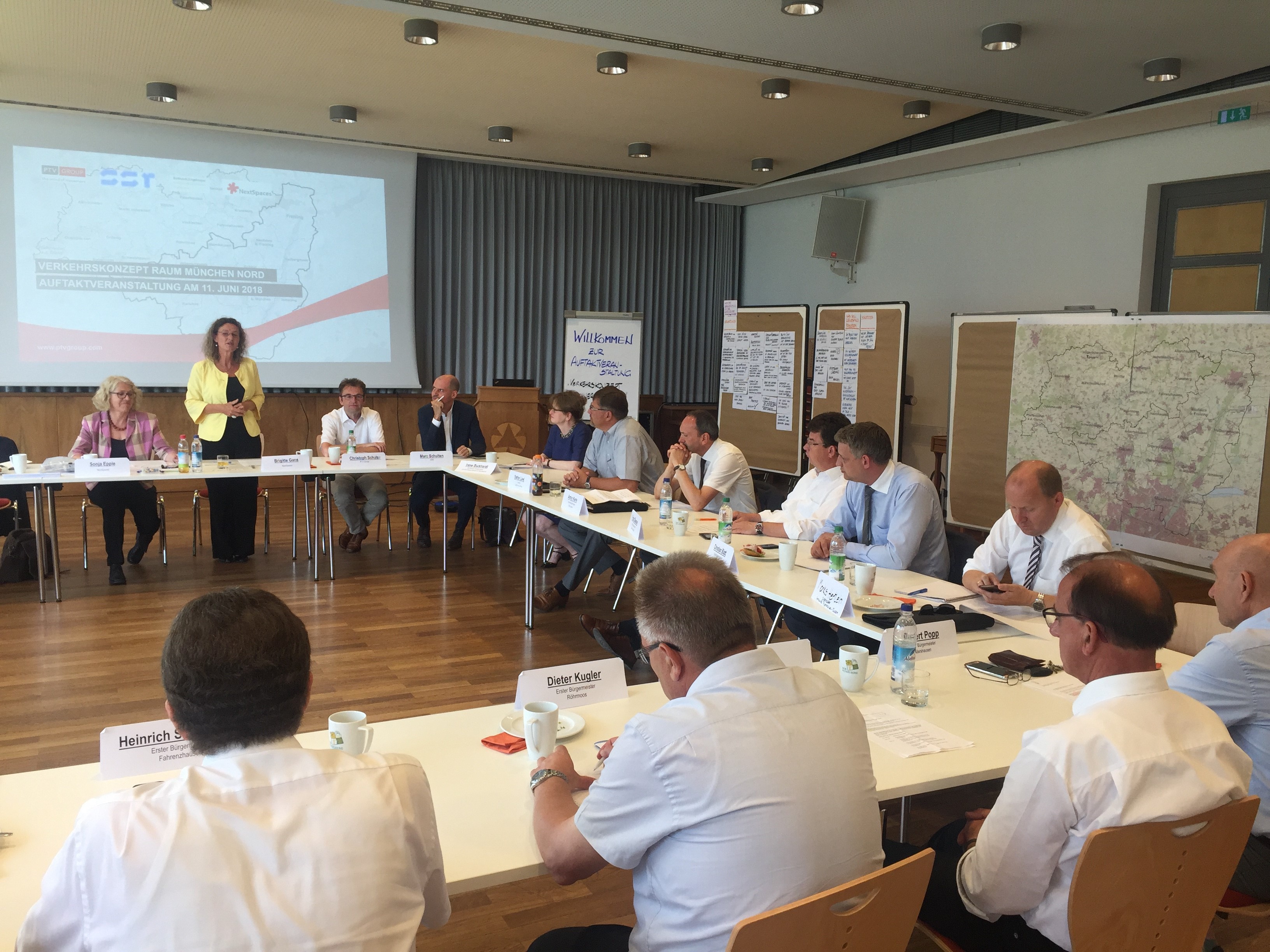 Workshop mit Kommunen des erweiterten Projektraums im Interkommunalen Verkehrskonzept München Nord