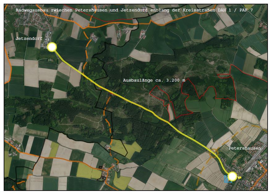 Landkreisüberschreitende Radverbindung gewünscht