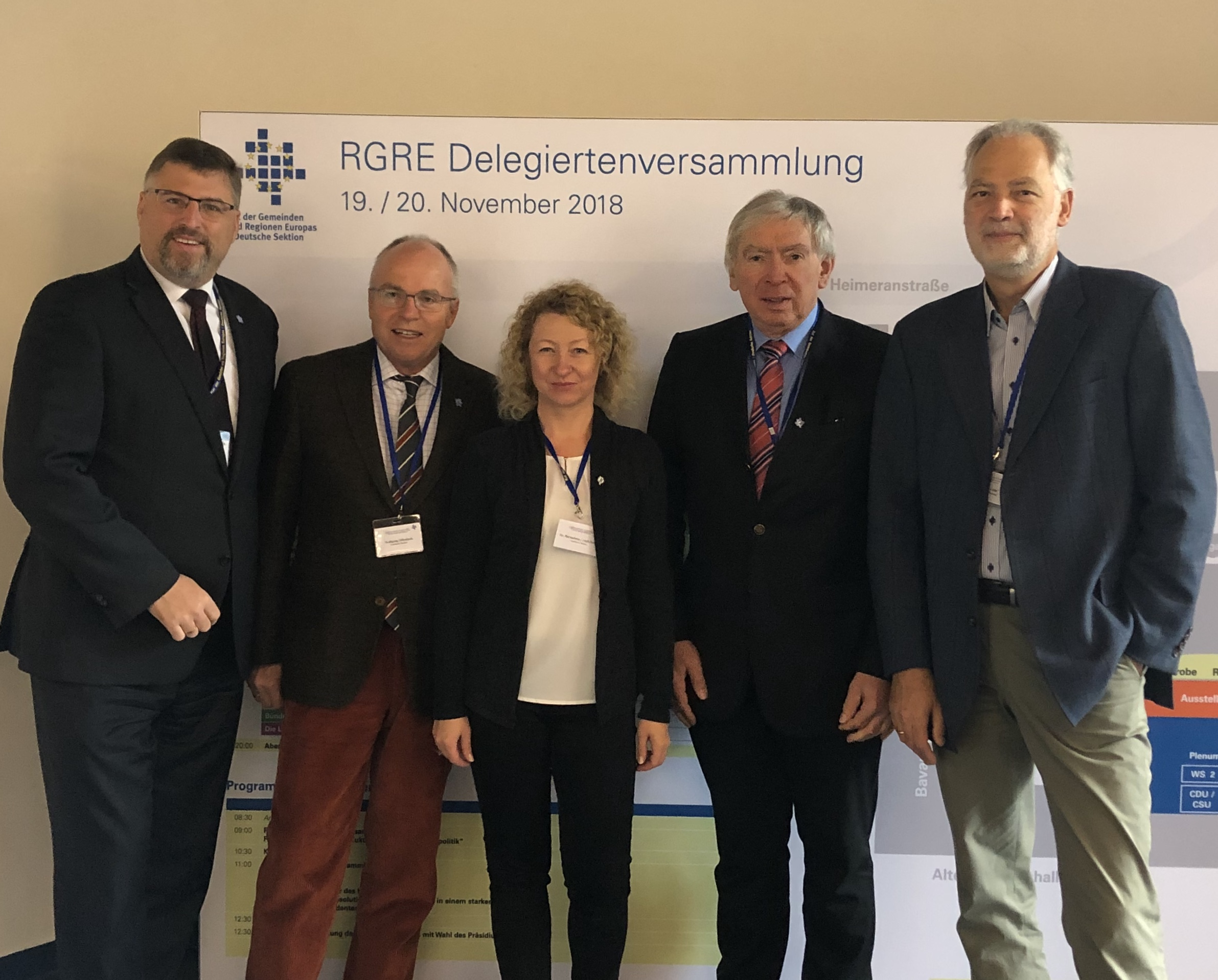 Landkreisdelegation bei der Delegiertenversammlung des Rates der Gemeinden und Regionen Europas (RGRE)