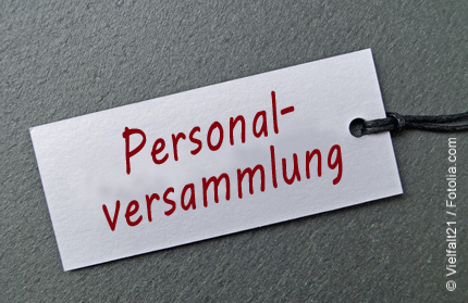 Wegen Personalversammlung am 28.11.2018 verkürzte Öffnungszeit