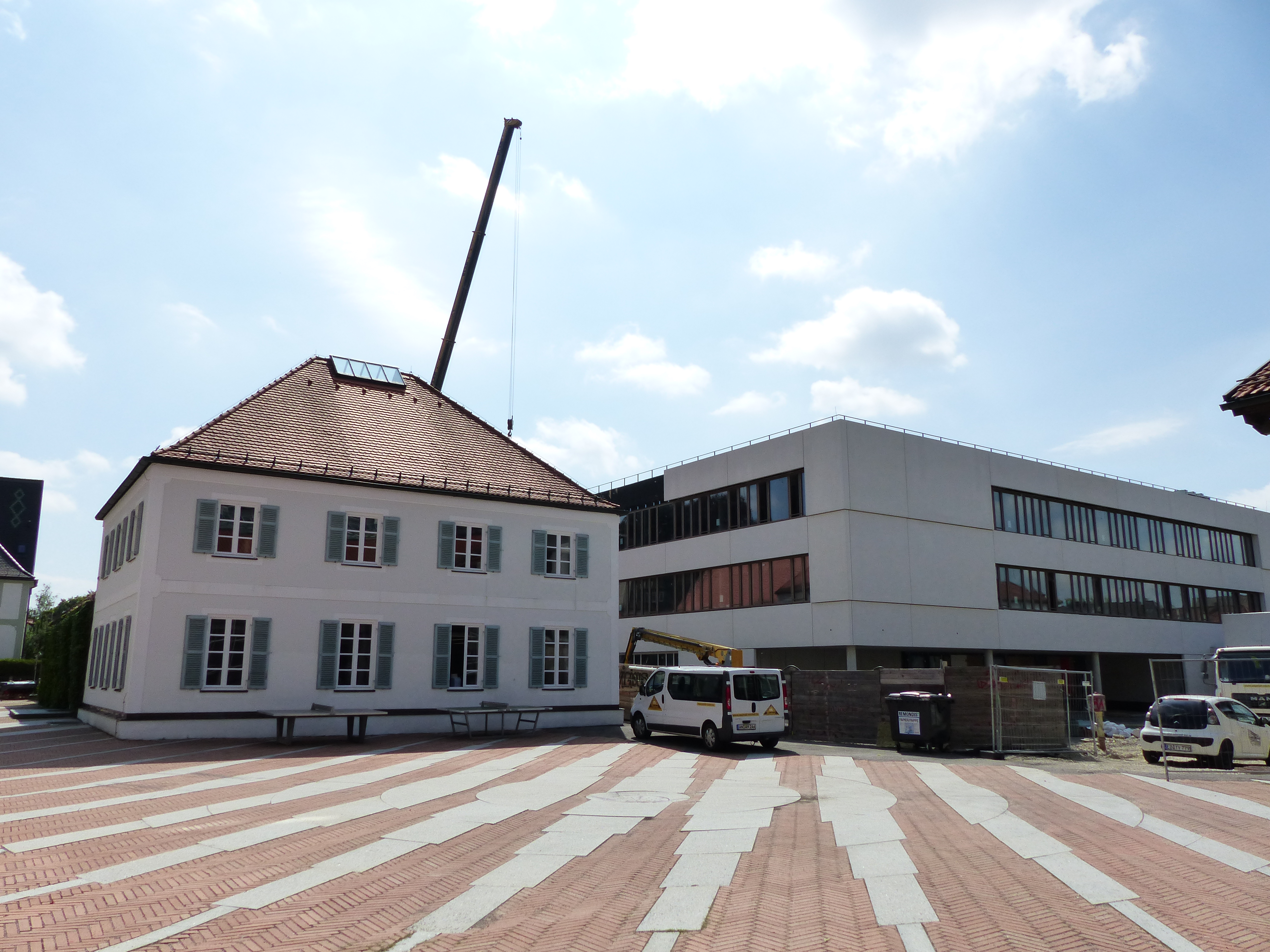 Anschlag auf Schulbaustelle in Dachau