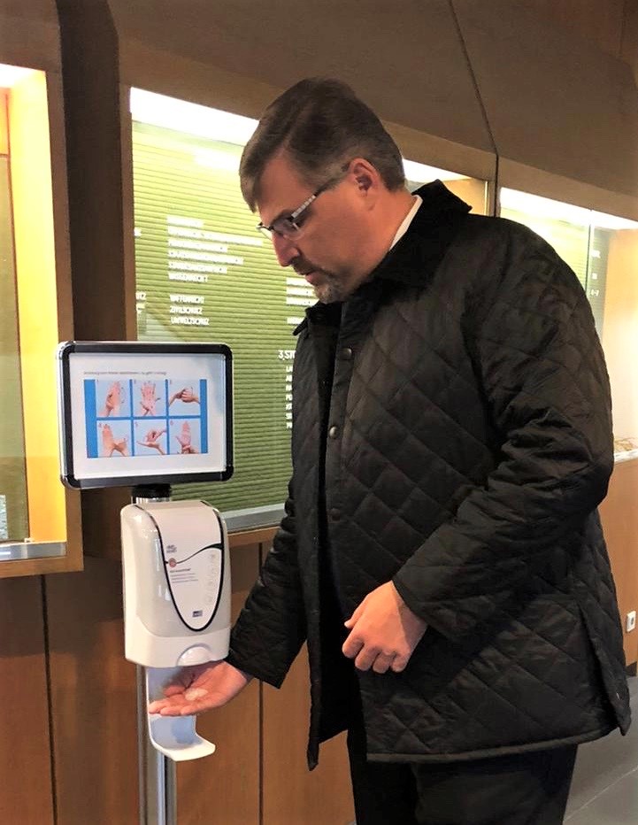 Handhygiene im Landratsamt