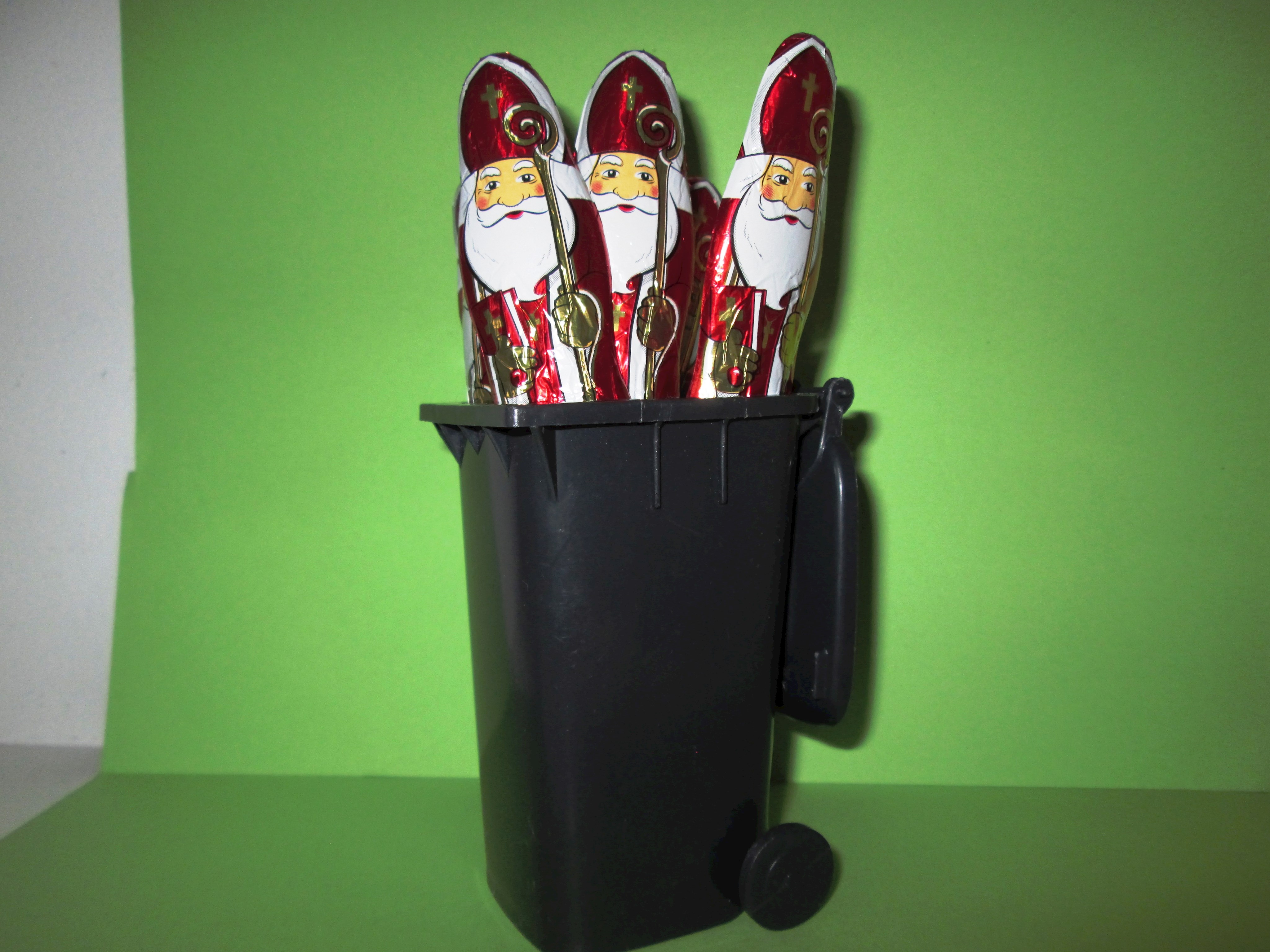 Schoko-Nikoläuse auf den Recyclinghöfen: Ein kleines Dankeschön für Ihren Beitrag zum Umweltschutz