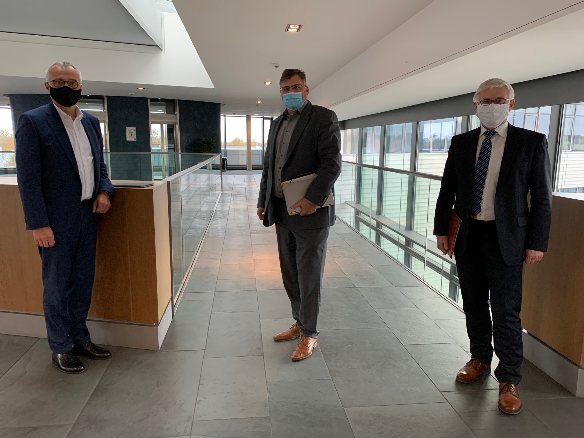 Landrat Stefan Löwl zu Besuch bei MAN