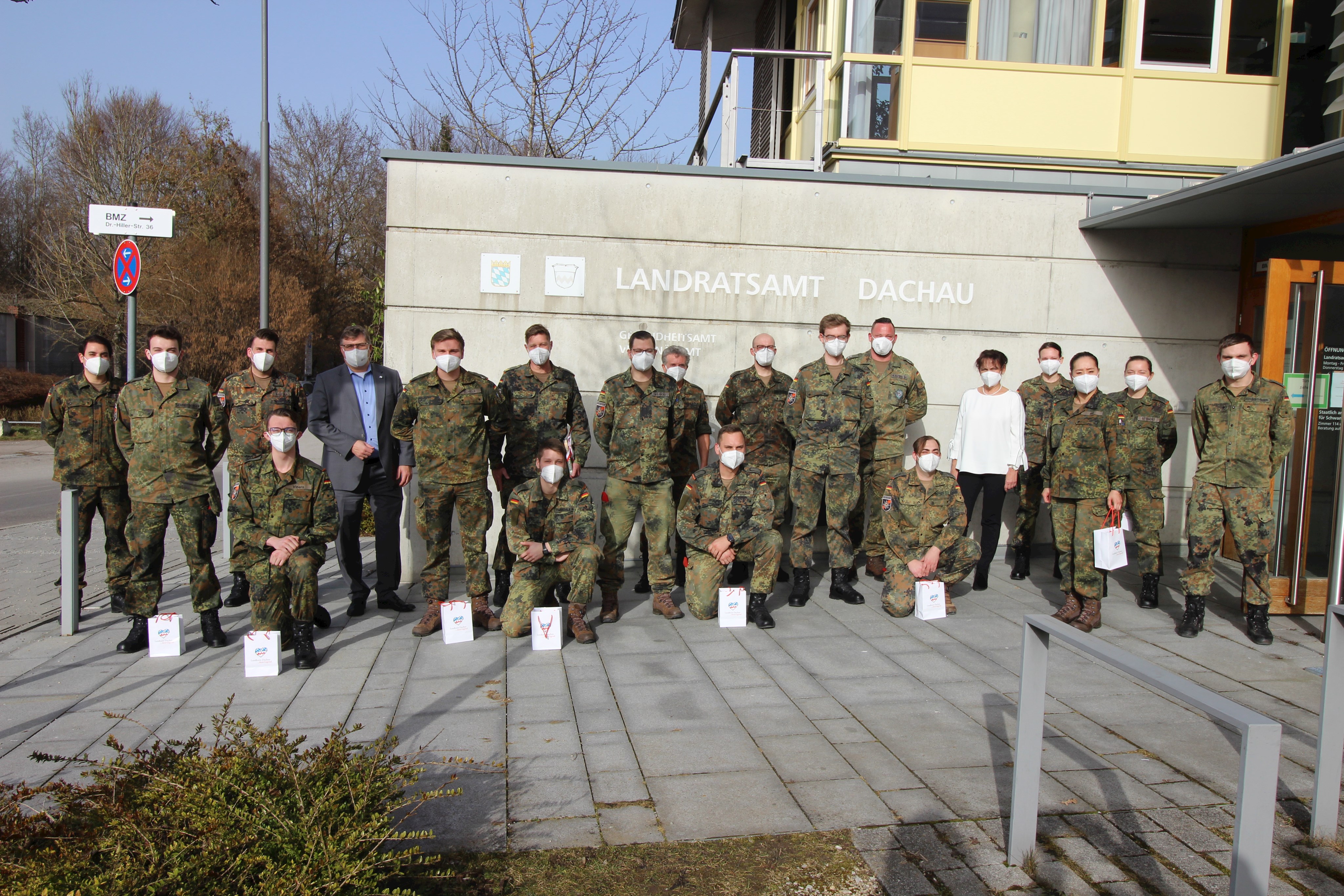 Bundeswehr unterstützt stationäre Einrichtungen im Landkreis