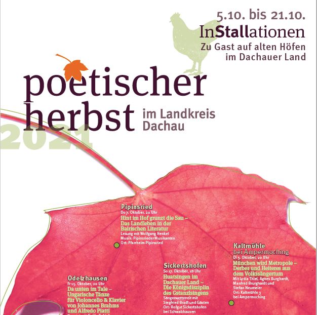 Vorverkauf hat begonnen: Poetischer Herbst präsentiert sich in InStallationen zum Thema „Heimat – damals und heute“ 