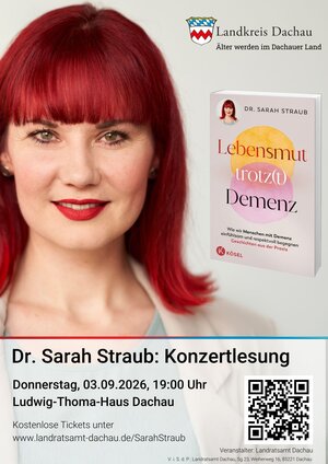 Poster zur Veranstaltung: Konzertlesung am 03.09.2026 mit Sarah Straub