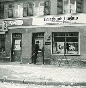 Foto vom Bankmuseum Volksbank Dachau 1929