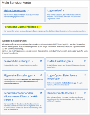 Bild vergr&ouml;&szlig;ern: Mein Benutzerkonto