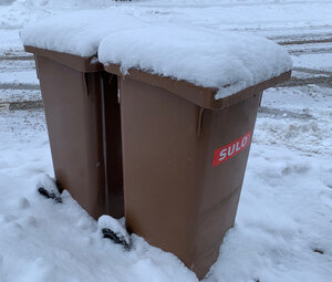 Biotonne im Winter