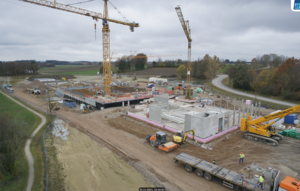 Bild vergr&ouml;&szlig;ern: Kreuzungsumbau am neuen Gymnasium Röhrmoos