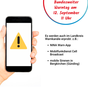 Bild vergr&ouml;&szlig;ern: Bundesweiter Warntag am 12. September