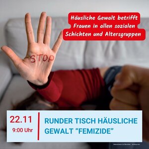 Bild vergr&ouml;&szlig;ern: Runder Tisch häusliche Gewalt