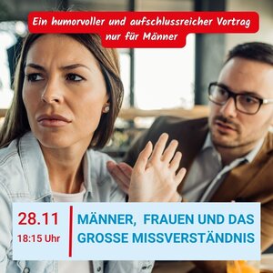 Bild vergr&ouml;&szlig;ern: Vortrag Internationaler Männertag