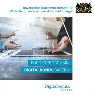 Bild vergr&ouml;&szlig;ern: Digitalbonus Flyer BStMiW