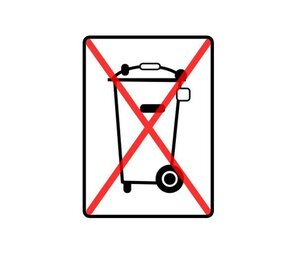 Nicht in die Mülltonne