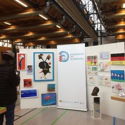 Bild vergr&ouml;&szlig;ern: Gesundheitstag Petershausen: Stand Integration mit Augenmaß